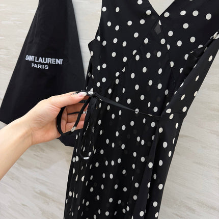 YSL 26S V-NECK MAXI DRESS 275