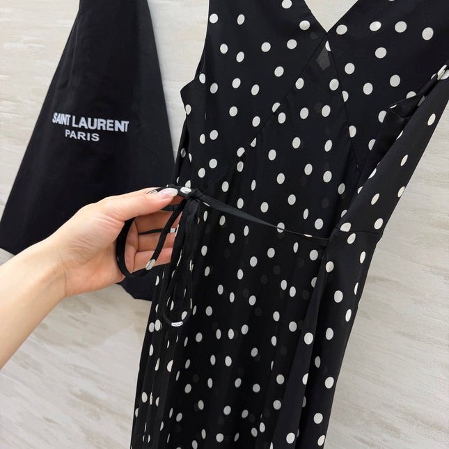 YSL 26S V-NECK MAXI DRESS 275