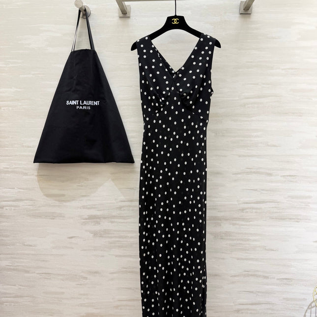 YSL 26S V-NECK MAXI DRESS 275