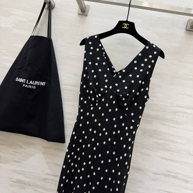 YSL 26S V-NECK MAXI DRESS 275