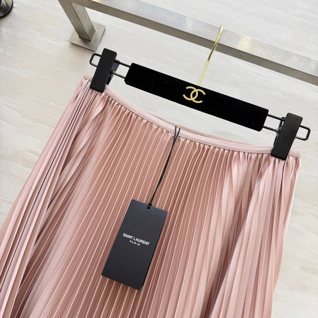 YSL 26S PLEATED MIDI SKIRT 269