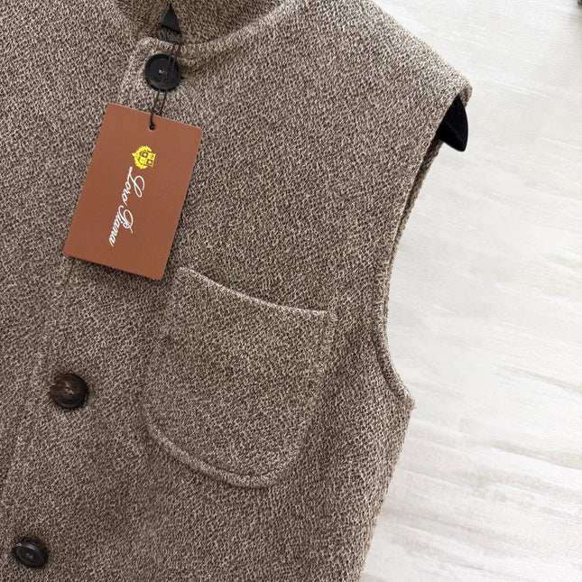 LORO PIANA 26S KNIT VEST JACKET 660