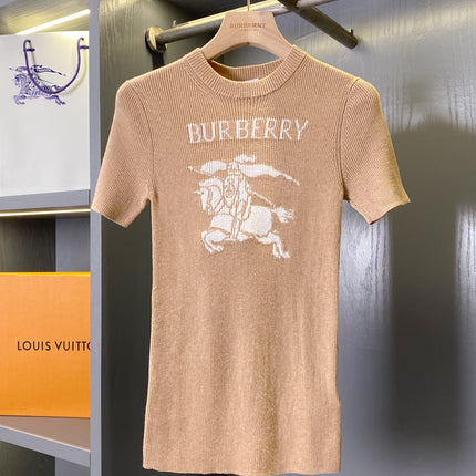BURBERRY 26S SHORT-SLEEVE SWEATER 393