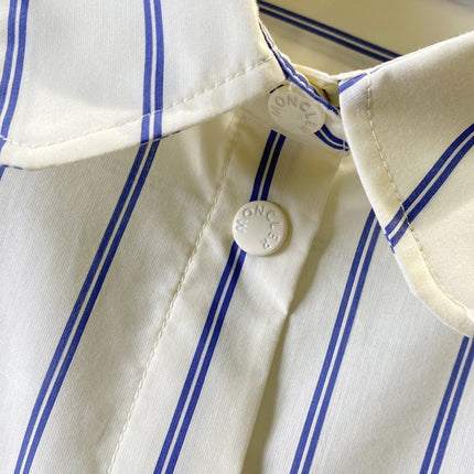 MONCLER 26S STRIPED LONG-SLEEVE SHIRT 679