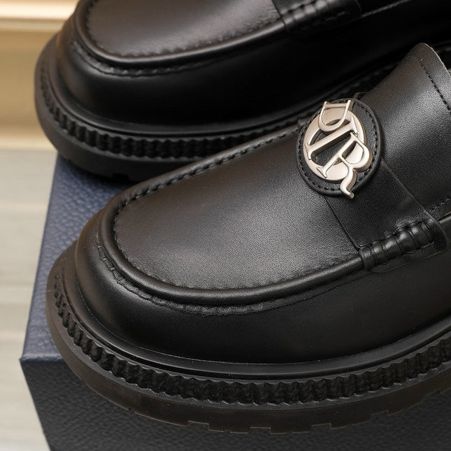 CD EXPLORER ICON LOAFER BLACK CALFSKIN