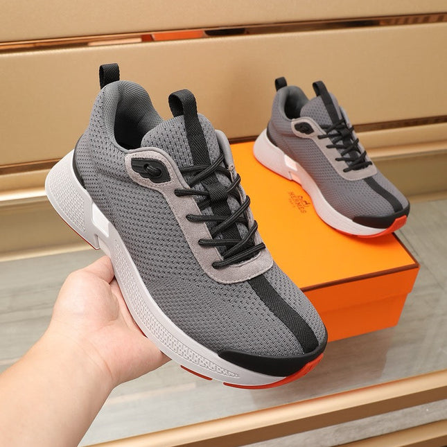 HM HUGO SNEAKER GRAY BREATHABLE FABRIC