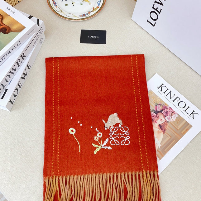LOEWE 26S SCARF 180 IN CASHMERE 134478
