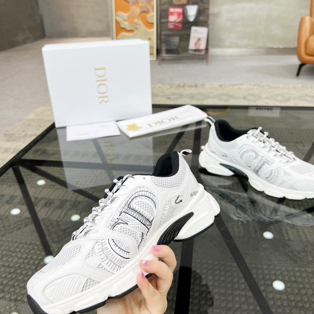 CD CHRONO SNEAKER WHITE MESH FABRIC