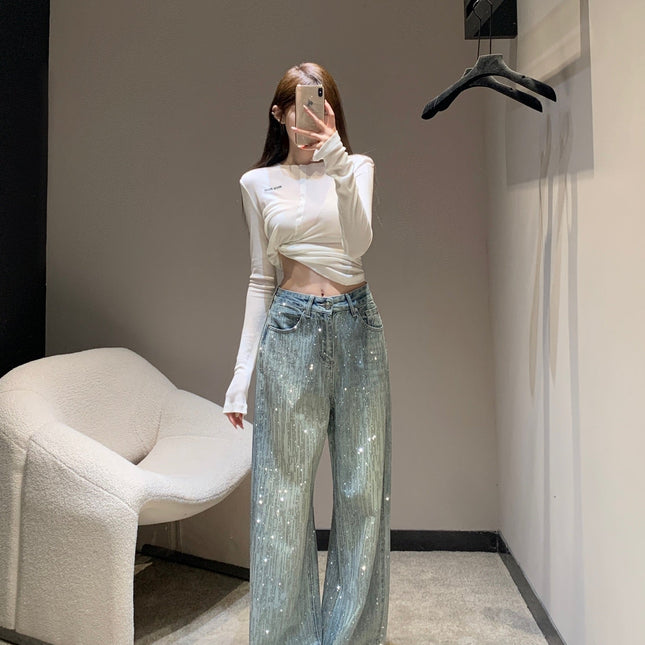 BALENCIAGA 26S WIDE LEG JEANS 005