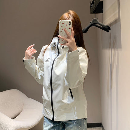 CHANEL 25S HOODED SPORTS JACKET 449