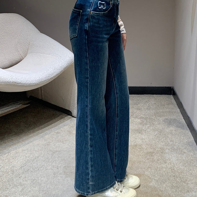 LP 26S JEANS WITH TWO BOW DETAILS 621