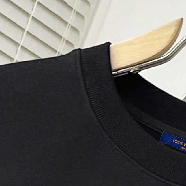 LV SWEATER BLACK COTTON FABRIC 239601