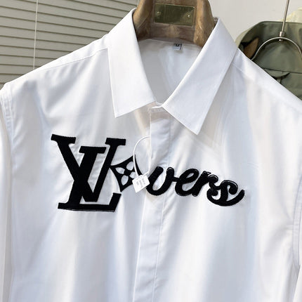 LV SHIRT WHITE COTTON 239608