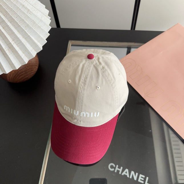 MIUMIU 26S BASEBALL CAP 319594