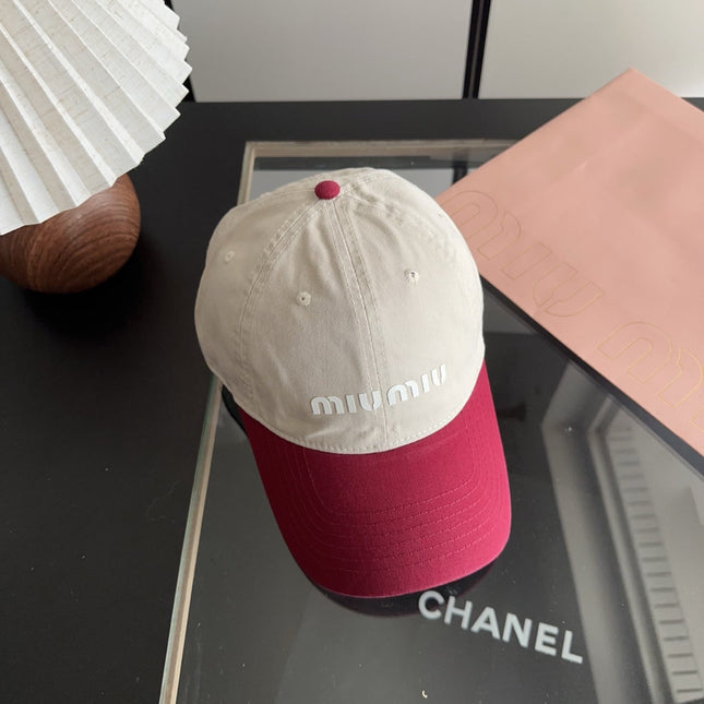 MIUMIU 26S BASEBALL CAP 319594