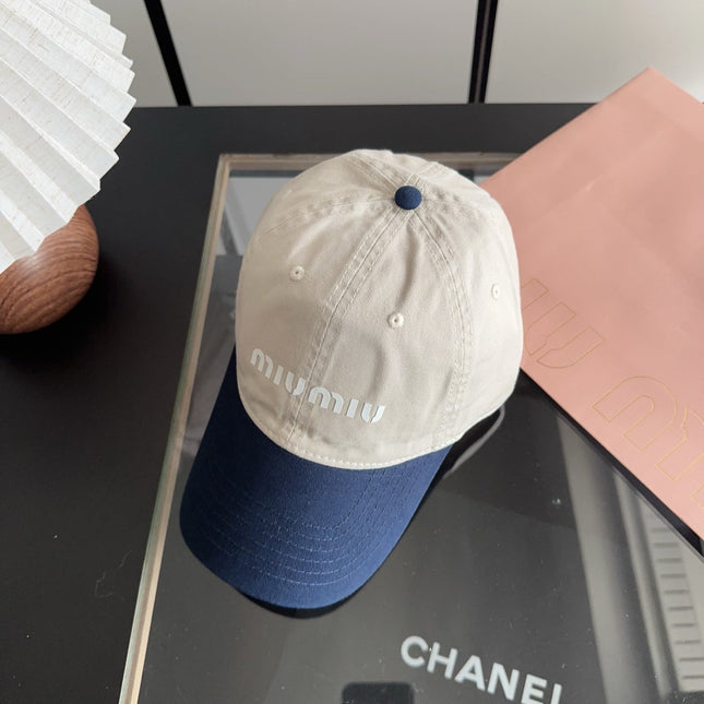 MIUMIU 26S BASEBALL CAP 319595