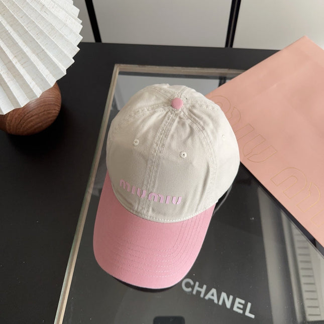 MIUMIU 26S BASEBALL CAP 319598