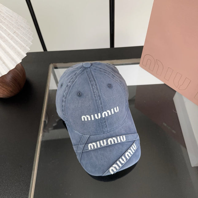 MIUMIU 26S BASEBALL CAP 332734