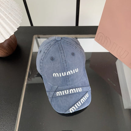 MIUMIU 26S BASEBALL CAP 332734