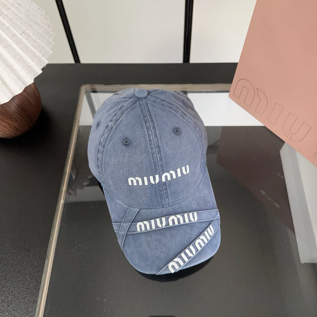 MIUMIU 26S BASEBALL CAP 332734