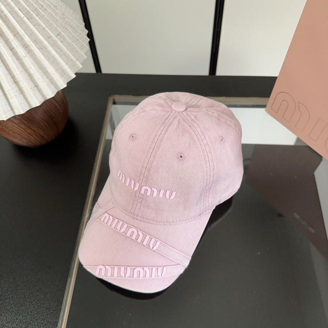 MIUMIU 26S BASEBALL CAP 332733