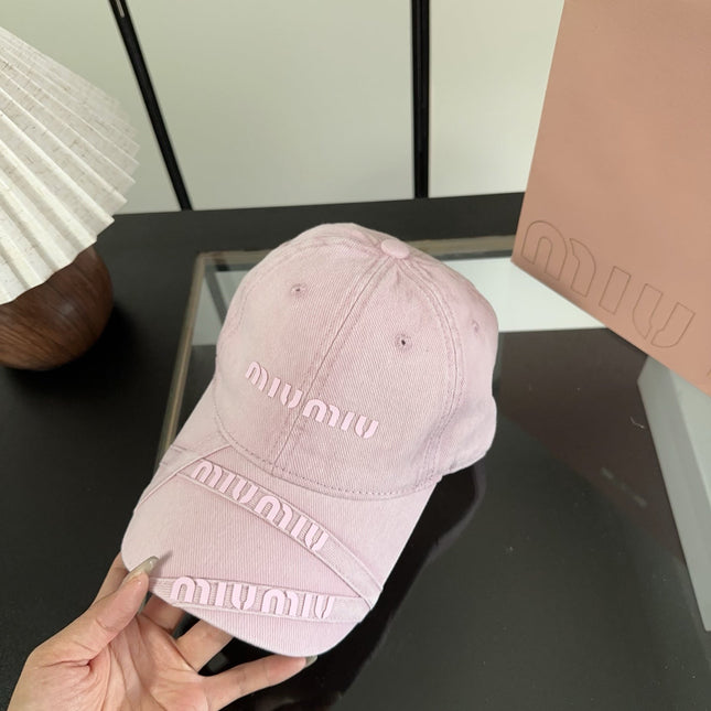 MIUMIU 26S BASEBALL CAP 332733