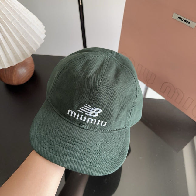 MIUMIU 26S BASEBALL CAP 329818