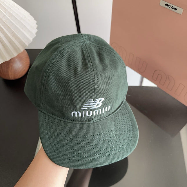 MIUMIU 26S BASEBALL CAP 329818