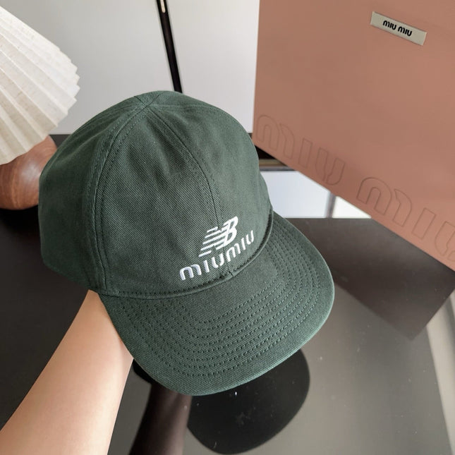 MIUMIU 26S BASEBALL CAP 329818