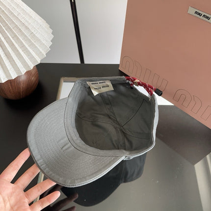 MIUMIU 26S BASEBALL CAP 329819