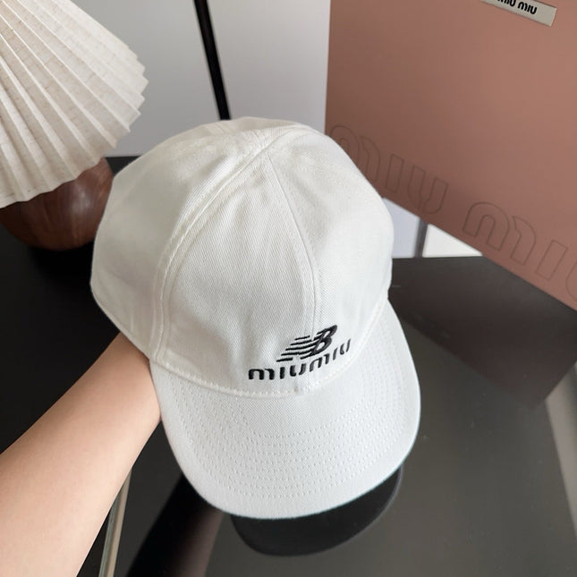 MIUMIU 26S BASEBALL CAP 329821