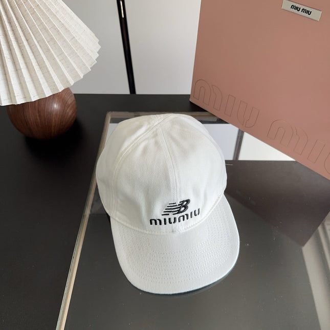 MIUMIU 26S BASEBALL CAP 329821