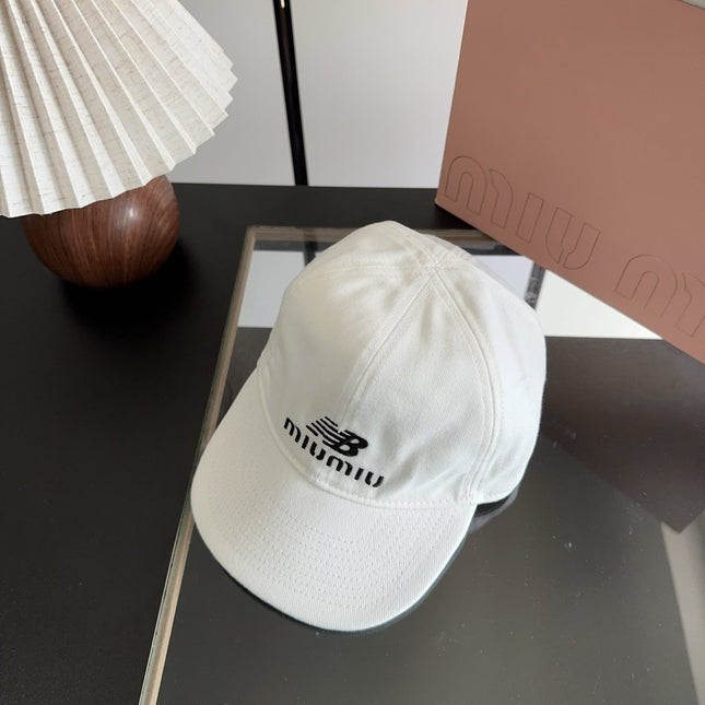 MIUMIU 26S BASEBALL CAP 329821