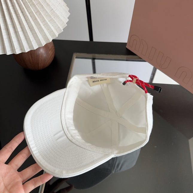 MIUMIU 26S BASEBALL CAP 329821