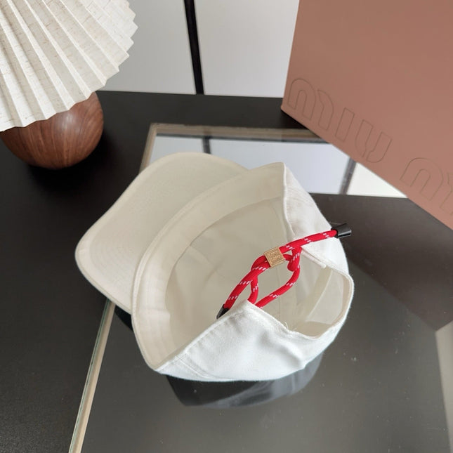 MIUMIU 26S BASEBALL CAP 329821