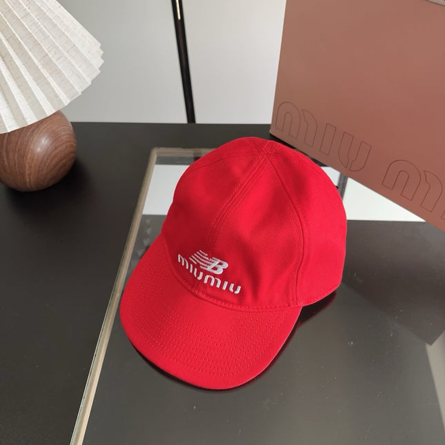 MIUMIU 26S BASEBALL CAP 329824