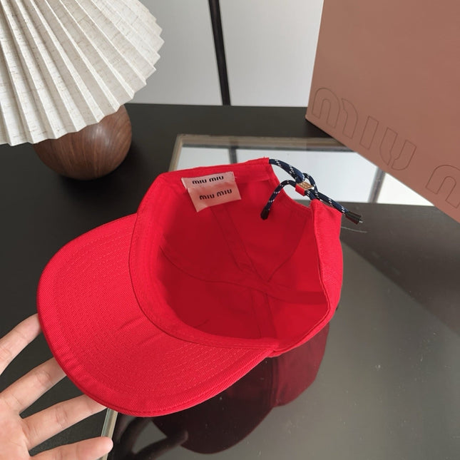 MIUMIU 26S BASEBALL CAP 329824