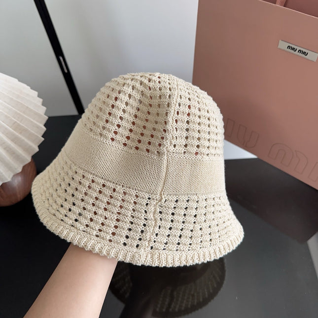 MIUMIU 26S CROCHET BUCKET HAT 339415