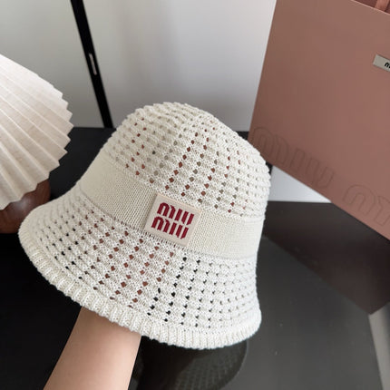MIUMIU 26S CROCHET BUCKET HAT 339416
