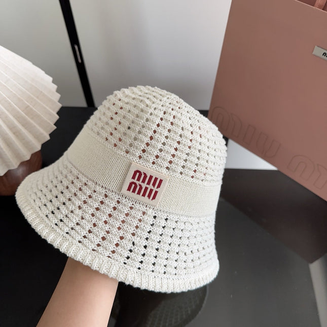MIUMIU 26S CROCHET BUCKET HAT 339416