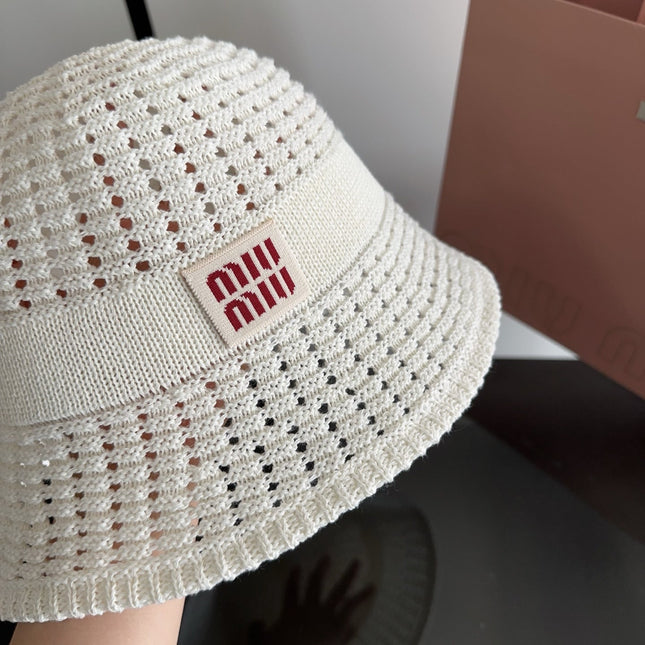 MIUMIU 26S CROCHET BUCKET HAT 339416