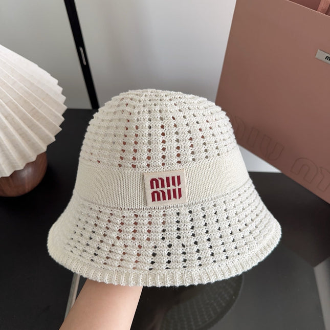 MIUMIU 26S CROCHET BUCKET HAT 339416