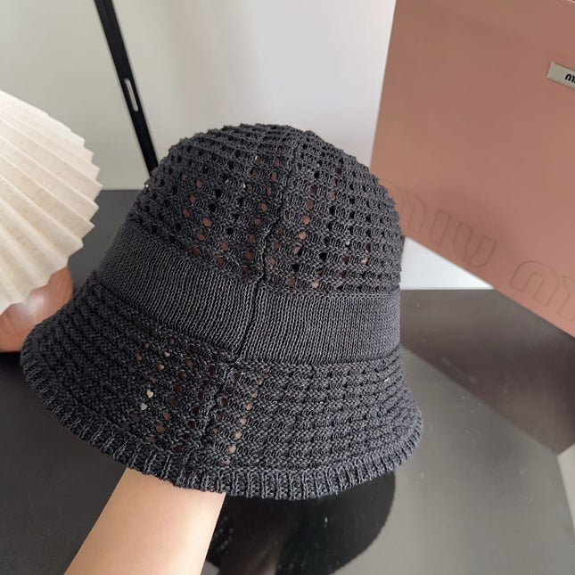 MIUMIU 26S CROCHET BUCKET HAT 339417