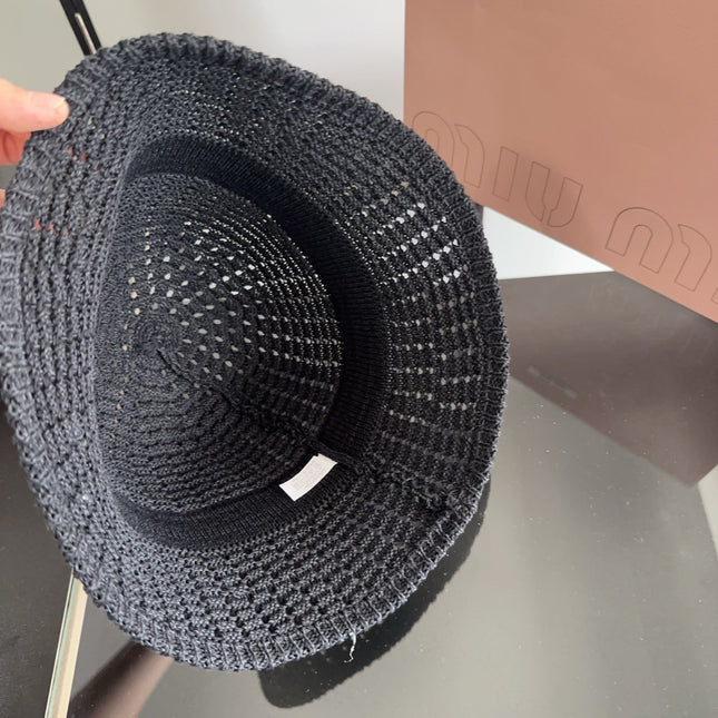 MIUMIU 26S CROCHET BUCKET HAT 339417