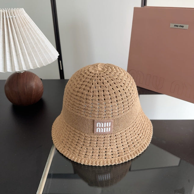 MIUMIU 26S CROCHET BUCKET HAT 339418