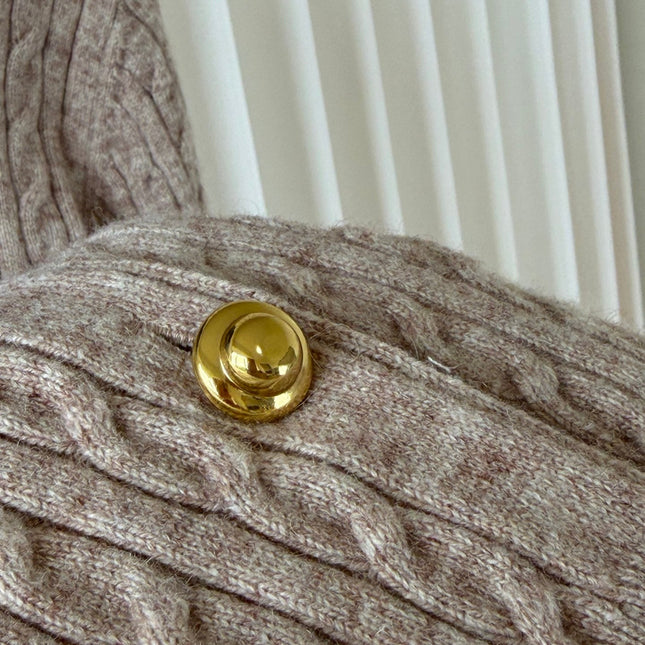 MIUMIU 26S COLLAR KNIT CARDIGAN 1574