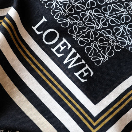 ANAGRAM SQUARE 140 CM SCARF IN COLORFUL SILK AND CASHMERE 413599