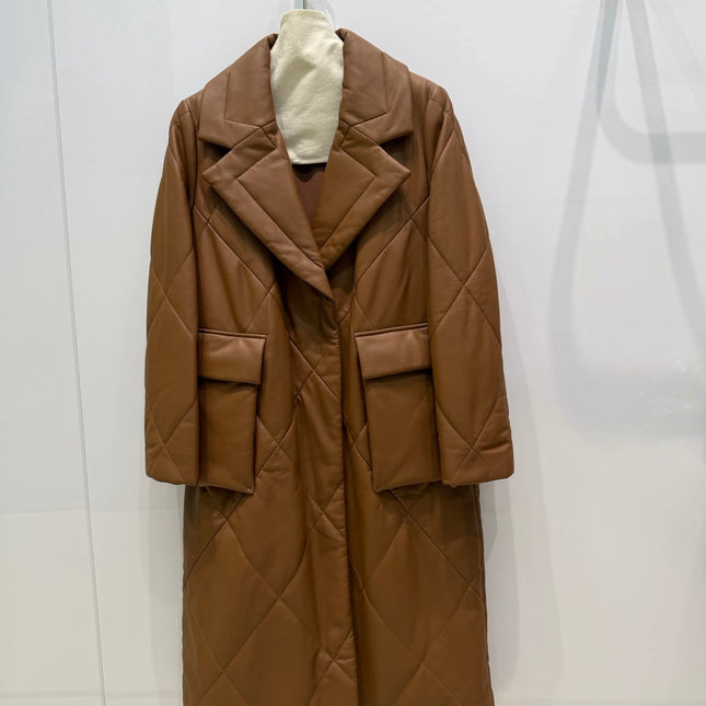 MAX MARA 25S QUILTED LONG COAT 029