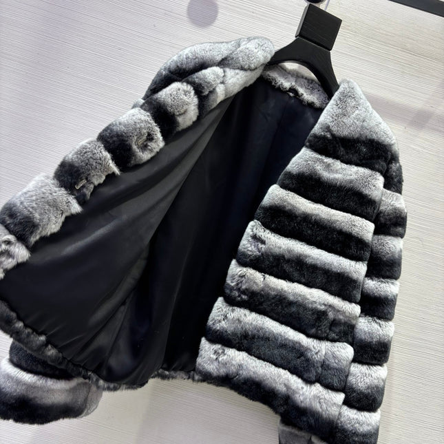 MAX MARA 25S V-NECK FUR COAT 155