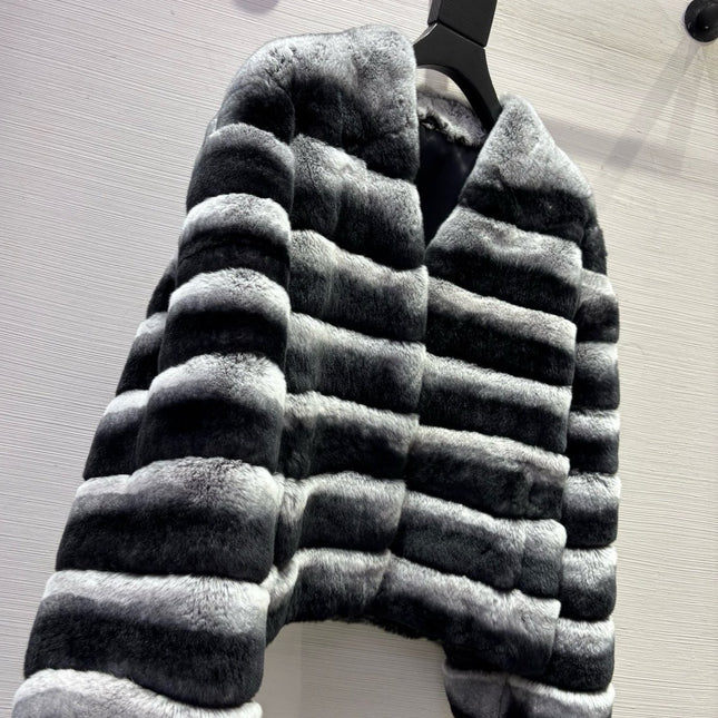 MAX MARA 25S V-NECK FUR COAT 155